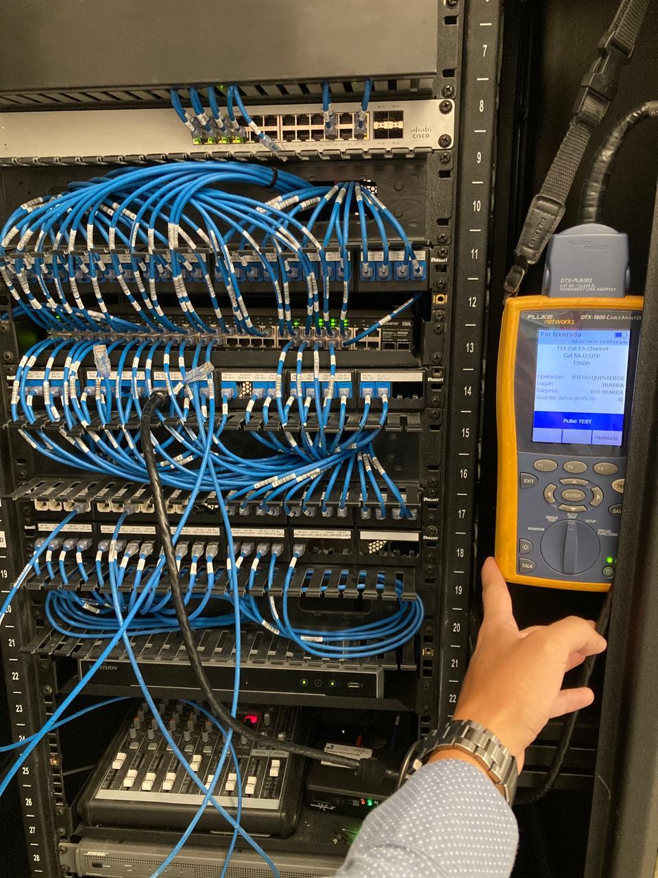 Certificación de cableado de red con equipo Fluke Networks